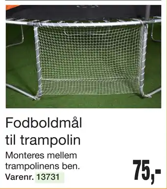 Harald Nyborg Fodboldmål til trampolin tilbud