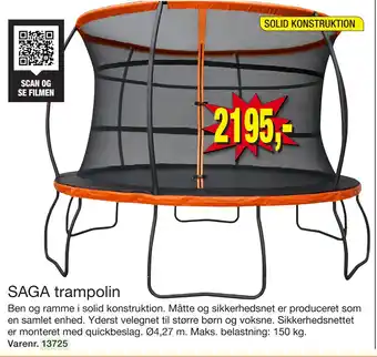 Harald Nyborg SAGA trampolin tilbud