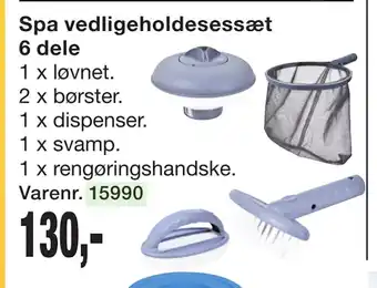 Harald Nyborg Spa vedligeholdesessæt 6 dele tilbud