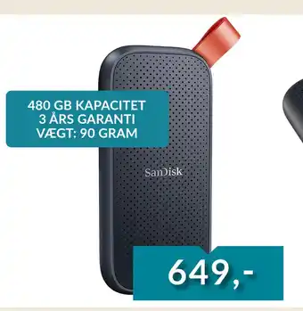 SanDisk Portable SSD løsninger