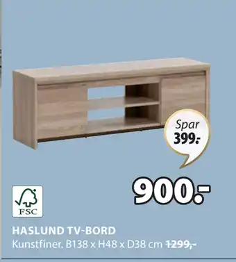 JYSK HASLUND TV-BORD tilbud