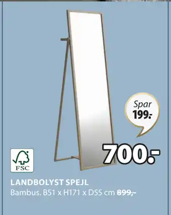 JYSK LANDBOLYST SPEJL tilbud