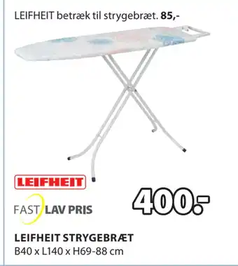 JYSK LEIFHEIT STRYGEBRÆT tilbud
