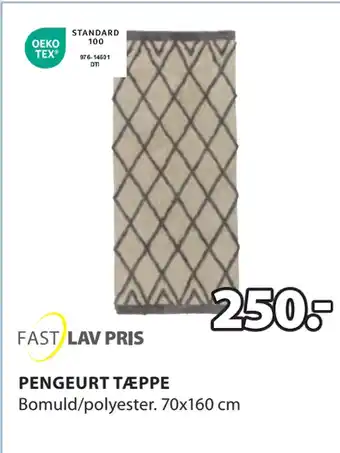 JYSK PENGEURT TÆPPE tilbud