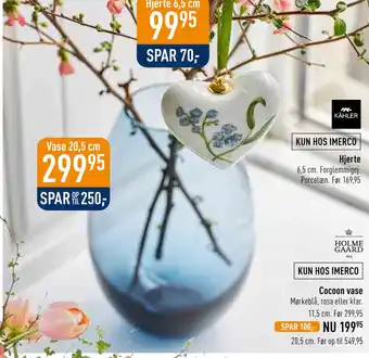 Imerco Cocoon vase tilbud