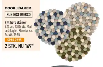 Filt bordskåner