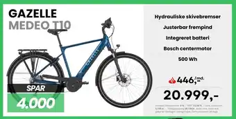 Design Cykler GAZELLE MEDEO T10 tilbud