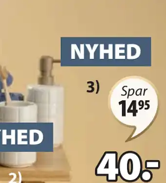 JYSK STENINGE SÆBEDISPENSER tilbud