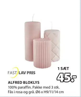 JYSK ALFRED BLOKLYS tilbud