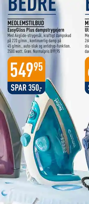 Imerco EasyGliss Plus dampstrygejern tilbud