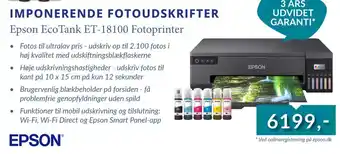 CBC Epson EcoTank ET-18100 Fotoprinter tilbud