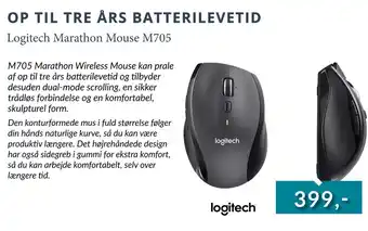 CBC Logitech Marathon Mouse M705 tilbud