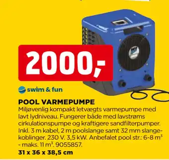 jem & fix POOL VARMEPUMPE tilbud