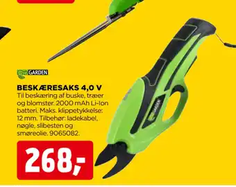 jem & fix BESKÆRESAKS 4,0 V tilbud