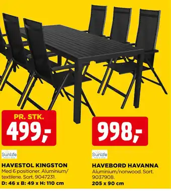 jem & fix HAVEBORD HAVANNA tilbud