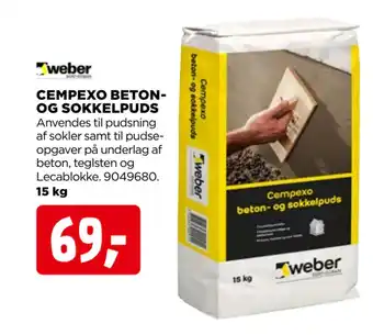 jem & fix CEMPEXO BETONOG SOKKELPUDS tilbud