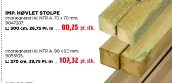 jem & fix Imprægneret i kl. NTR A. 90 x 90 mm tilbud