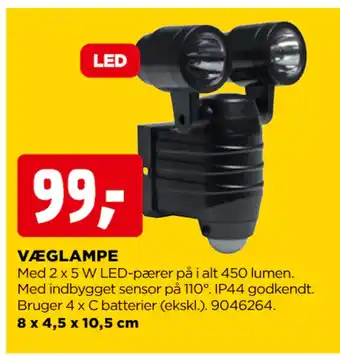 jem & fix VÆGLAMPE tilbud