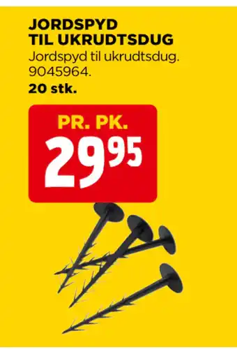jem & fix JORDSPYD TIL UKRUDTSDUG tilbud