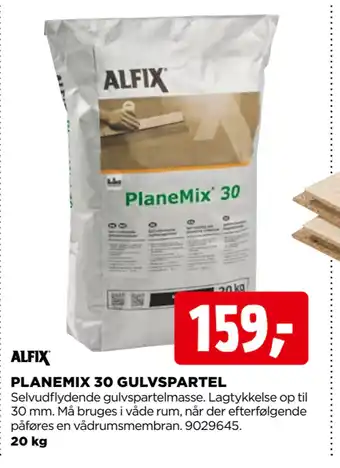 jem & fix PLANEMIX 30 GULVSPARTEL tilbud