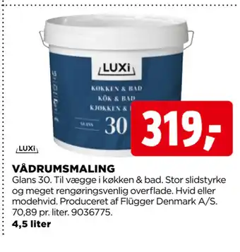 jem & fix VÅDRUMSMALING tilbud