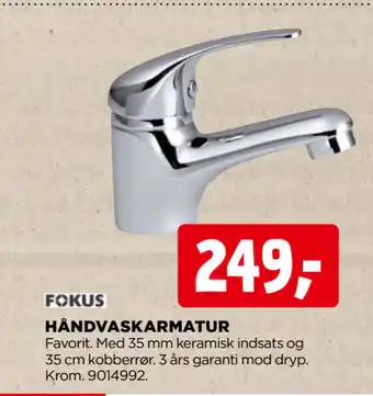 jem & fix HÅNDVASKARMATUR tilbud