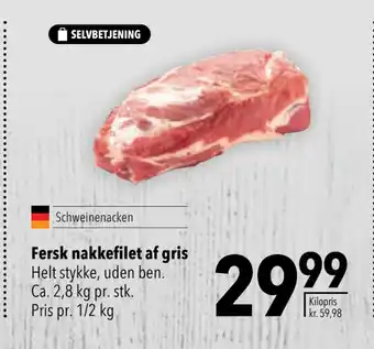 Citti Fersk nakkefilet af gris tilbud