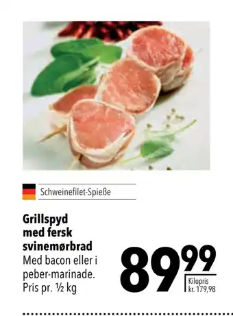 Citti Grillspyd med fersk svinemørbrad tilbud