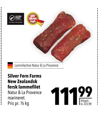 Citti Silver Fern Farms New Zealandsk fersk lammefilet tilbud