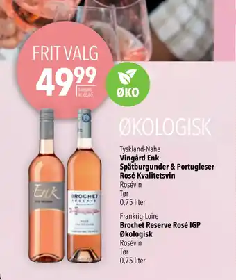 Citti Vingård Enk Spätburgunder & Portugieser Rosé Kvalitetsvin tilbud