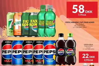 Nielsen's Discount PEPSI | MIRINDA | 7UP | FAXE KONDI tilbud