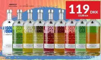 Nielsen's Discount ABSOLUT tilbud