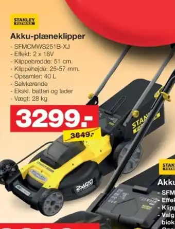 Bauhaus Akku-plæneklipper tilbud