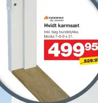 Bauhaus Hvidt karmsæt tilbud
