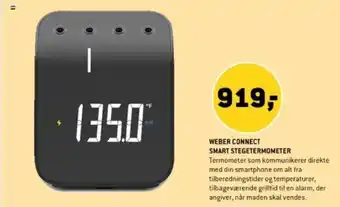 XL-BYG WEBER CONNECT SMART STEGETERMOMETER tilbud