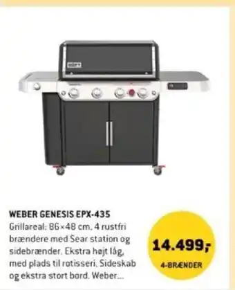 XL-BYG WEBER GENESIS EPX-435 tilbud