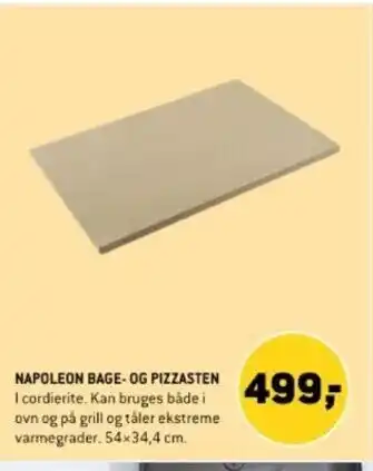 XL-BYG NAPOLEON BAGE- OG PIZZASTEN tilbud