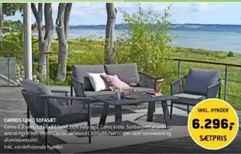 XL-BYG CARROS COMO SOFASÆT tilbud