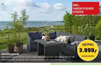 XL-BYG SARDINIEN SOFASÆT tilbud