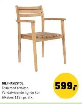 XL-BYG GILI HAVESTOL tilbud