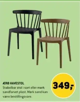 XL-BYG ÆRO HAVESTOL tilbud