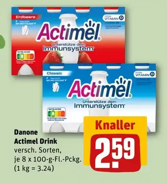 REWE DE Danone Actimel Drink tilbud
