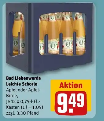 REWE Bad Liebenwerda Leichte Schorle tilbud