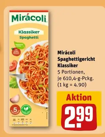 REWE DE Mirácoli Spaghettigericht Klassiker tilbud