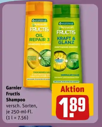 REWE Garnier Fructis Shampoo tilbud