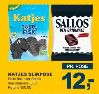 Let-Køb KATJES SLIKPOSE tilbud