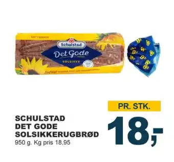 Let-Køb SCHULSTAD DET GODE SOLSIKKERUGBRØD tilbud