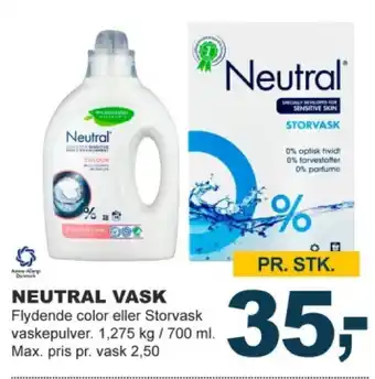 Let-Køb NEUTRAL VASK tilbud