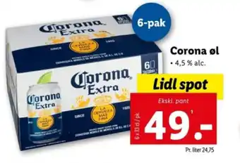 Lidl Corona øl tilbud