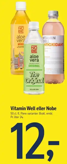 Føtex Vitamin Well eller Nobe tilbud
